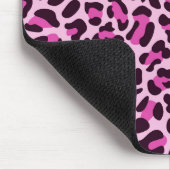 Tapis de souris à imprimé léopard rose pour fille (Coin)
