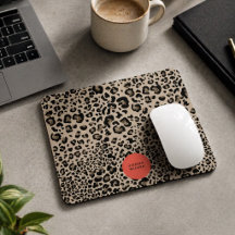 Tapis de Souris à Imprimé Léopard | Tapis de Souri
