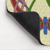 Tapis de souris à initiales monogrammées de concep (Coin)