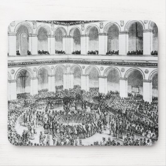 Tapis De Souris À la bourse de Paris, 1846 (Devant)