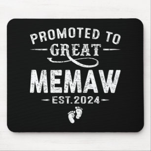 Tapis De Souris À la grande Memaw 2024 Fête des mères Première foi