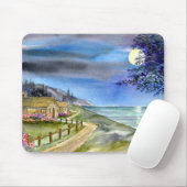 Tapis De Souris À la lumière de la lune argentée (Avec souris)