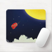 Tapis De Souris À la lune (Avec souris)