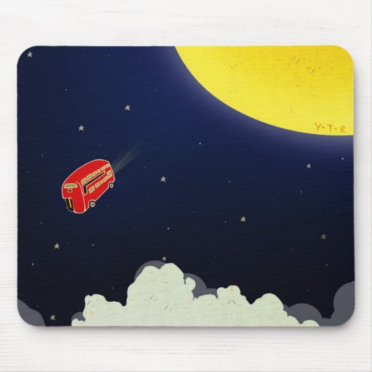 Tapis De Souris À la lune (Devant)