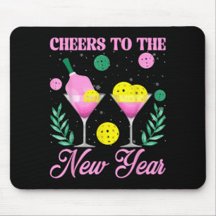 Tapis De Souris À la nouvelle année Champagne Gl & Ckleball