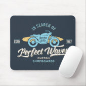 Tapis De Souris À la recherche de l'affiche parfaite de vagues (Avec souris)