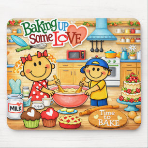 Tapis de souris à l'amour de la pâtisserie