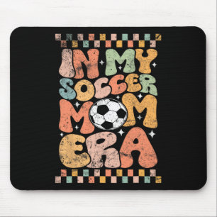 Tapis De Souris À l'époque de ma maman de soccer Footll Mama Groov