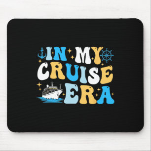 Tapis De Souris À l'ère de ma croisière, tenue de vacances en fami