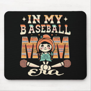 Tapis De Souris À l'ère de ma mère de baseball