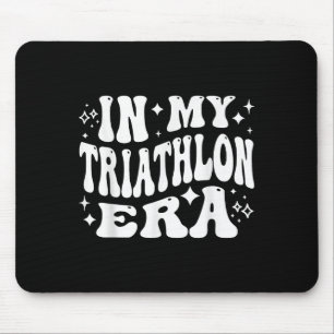 Tapis De Souris À l'ère de mon triathlon drôle de natation de vélo