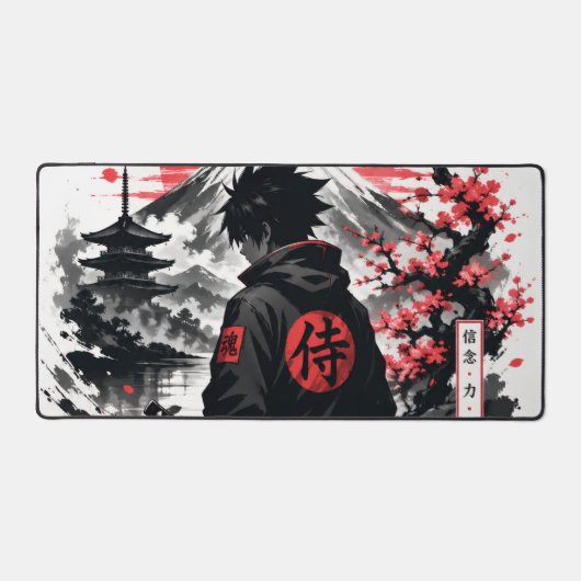 Tapis de souris à l'esthétique d'anime (Recto)