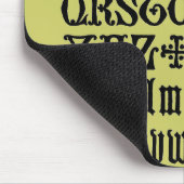 Tapis de souris à lettres gothiques (Coin)