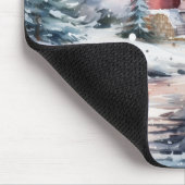 Tapis De Souris A Lighthouse in Winter (Coin)