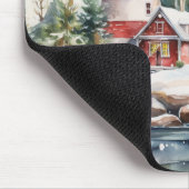 Tapis De Souris A Lighthouse in Winter (Coin)