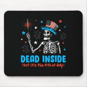 Tapis De Souris À l'intérieur mais c'est le squelette du 4 juillet