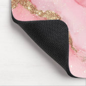 Tapis De Souris A luxurious pink marble background (Coin)