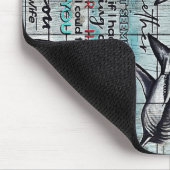 Tapis De Souris À ma conception de mari | Love Letter Design | (Coin)