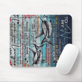 Tapis De Souris À ma conception de mari | Love Letter Design | (Avec souris)