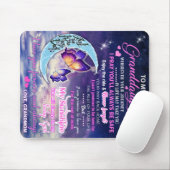 Tapis De Souris À ma petite-fille Papillons Idée cadeau d'annivers (Avec souris)