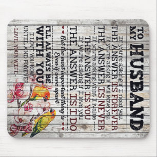 Tapis De Souris À Mon Cadeau Homme, Cadeau Personnalisé À Mon Mari