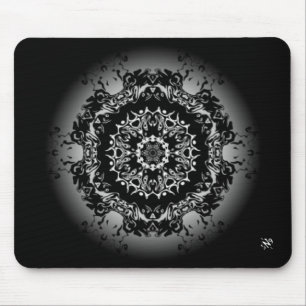 tapis de souris à motif abstrait de chasse à l'œil