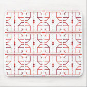Tapis de souris à motif abstrait de hiéroglyphe (Devant)