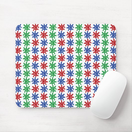 Tapis de souris à motif abstrait étrange (Avec souris)