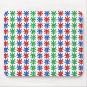 Tapis de souris à motif abstrait étrange (Devant)