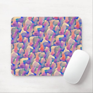 Tapis de souris à motif aquarelle