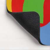 Tapis de souris à motif circulaire abstrait (Coin)