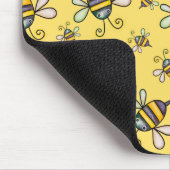 Tapis de souris à motif d'abeille (Coin)