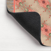 Tapis de souris à motif de corail doux (Coin)