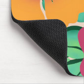 Tapis de souris à motif d'hibiscus tropical (Coin)