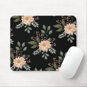Tapis de souris à motif floral