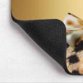 Tapis de souris à nœud à impression d'animal de lé (Coin)