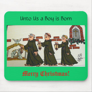 Tapis De Souris À nous un garçon est né