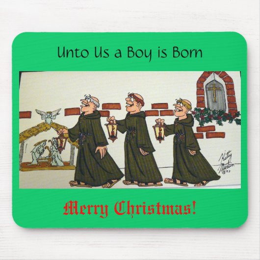 Tapis De Souris À nous un garçon est né (Devant)
