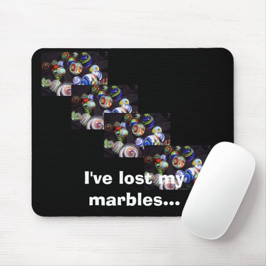 Tapis De Souris a perdu mon mousepad de marbres (Avec souris)