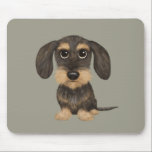 Tapis De Souris À poils durs Dachshund | Teckel de chien de carica<br><div class="desc">Une mousepad amusante pour les amateurs de Dachshund poils de fil. Sanglier à poils durs et Teckel couleur bronze. Visitez Jenn's Doodle World pour encore plus d'accessoires pour la maison et le bureau avec ce chien drôle et des dessins de chiens plus originaux.</div>