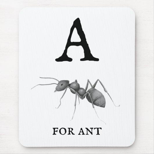 Tapis De Souris "A" pour Ant (Devant)