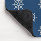 Tapis de souris à roue de navire Classique Navy (Coin)