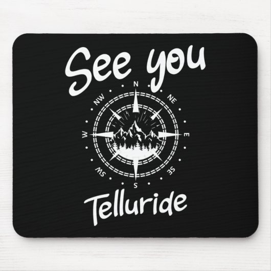 Tapis De Souris À Telluride Usa Vacances Ski Comp (Devant)