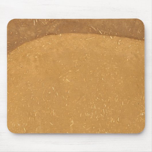 Tapis de souris à texture de mur de boue abstraite (Devant)