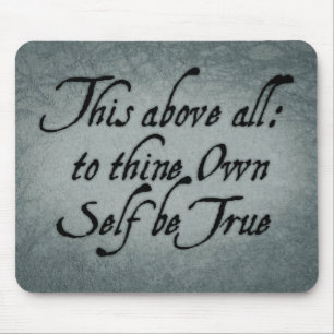 Tapis De Souris À Thine possédez l'individu soit vrai