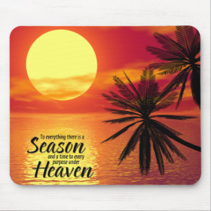 Tapis De Souris À Tout Il Y A Une Saison (Ecclesiastes 3:1)