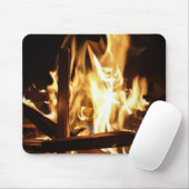 Tapis De Souris A travers les flammes (Avec souris)