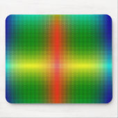 Tapis De Souris A vibrant mouse pad featuring a symmetrical rainbo (Devant)