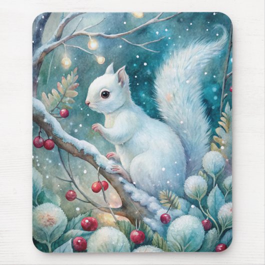 Tapis De Souris A White Squirrel (Devant)