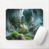 Tapis De Souris A World of Fantasy Landscape Environment City (Avec souris)